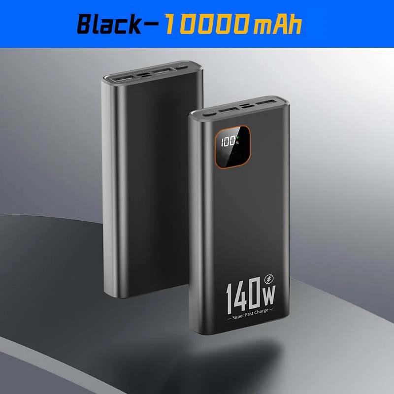 VIVO New 500000mAh Power Bank 140W Super Fast Charging Powerbank Portable External Battery Charger for iPhone Huawei Samsung